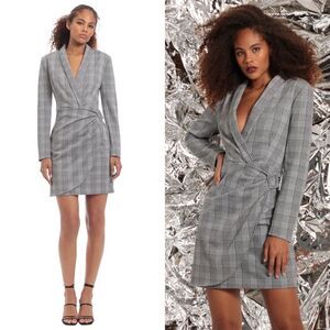 Nwt‎ Donna Morgan Maitrie Dress plaid women’s size 10